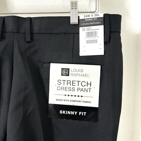 Louis Raphael Men's Slim Fit Suit Pant Size 34W X 30L - Picture 9 of 16